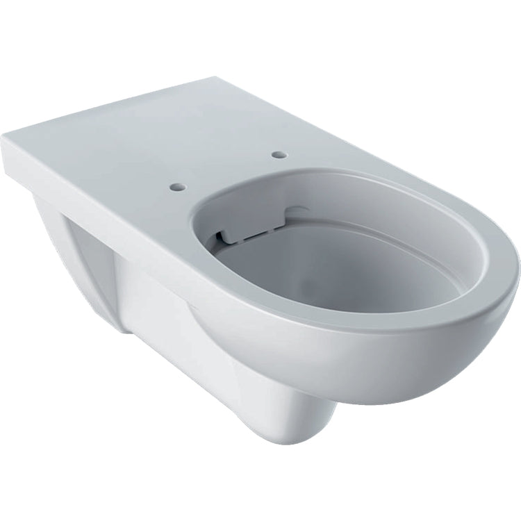 Geberit Wandhängendes WC Rimfree, Tiefspüler, ohne Sitz, Weiß, glänzende Oberfläche SELNOVA COMFORT 500.262.01.1