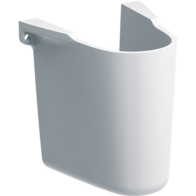 Geberit Halbkolonne für Waschbecken, Weiß, Hochglanzoberfläche SELNOVA 500.329.01.7