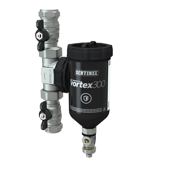 Sentinel Ultrakompakter Schlammentferner-Filter 300 ml 2 Anschlüsse 3/4" F ELIMINATOR VORTEX 300 ELIMV300-GRP3\4F-EXP