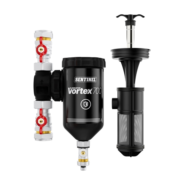 Sentinel Schmutzfangfilter mit Gitter 500 ml 2 Anschlüsse 1″ M ELIMINATOR VORTEX 700 ELIMV700-GRP1M-EXP