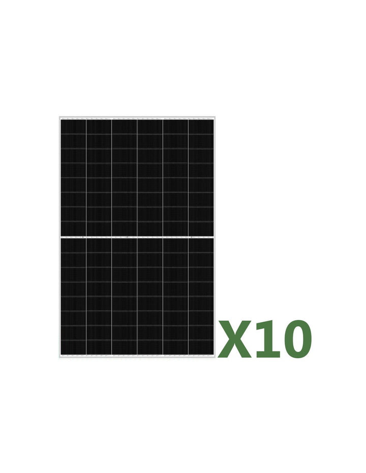 Set 10 455W Gesamt 4550W bifaziales Photovoltaik-Solarmodul mono EGING PV