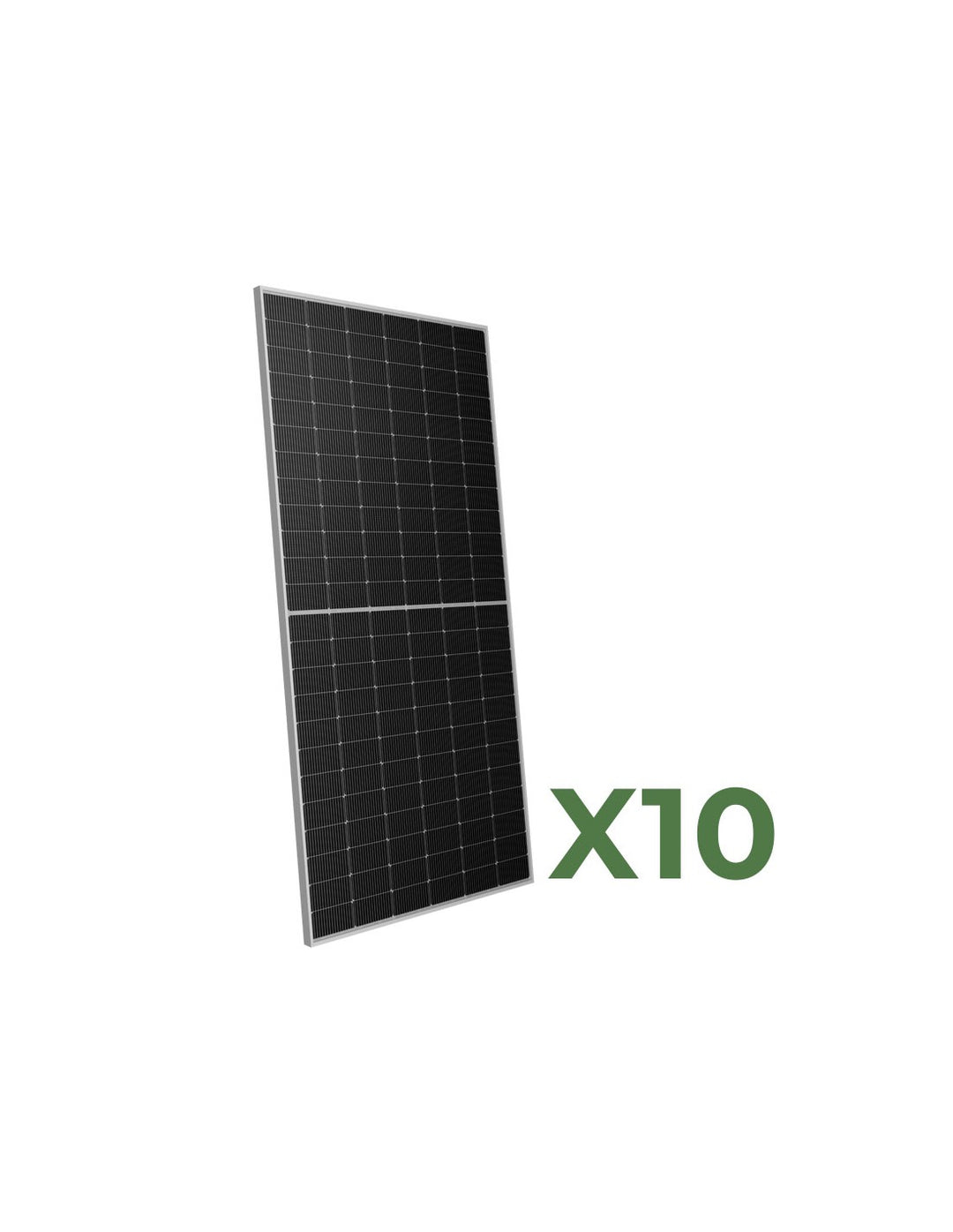 Set 10 595W summe 5950W bifaziale Photovoltaik-Solarmodul mono Peimar Halbzellen