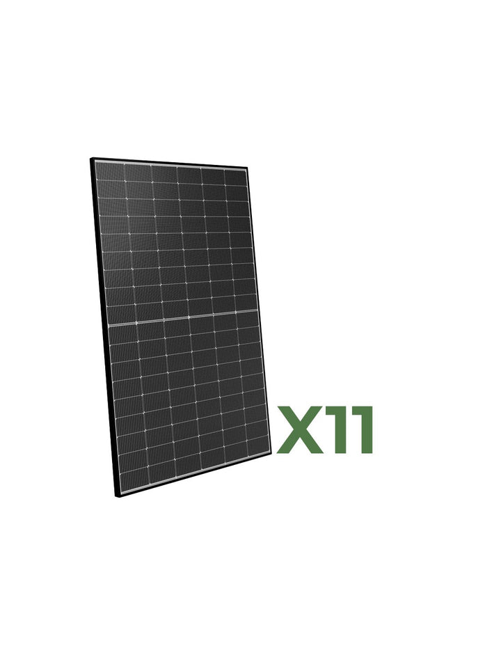 Set 11 Doppelseitiges Photovoltaik-Solarmodul 450W Gesamt 4950W mono Peimar