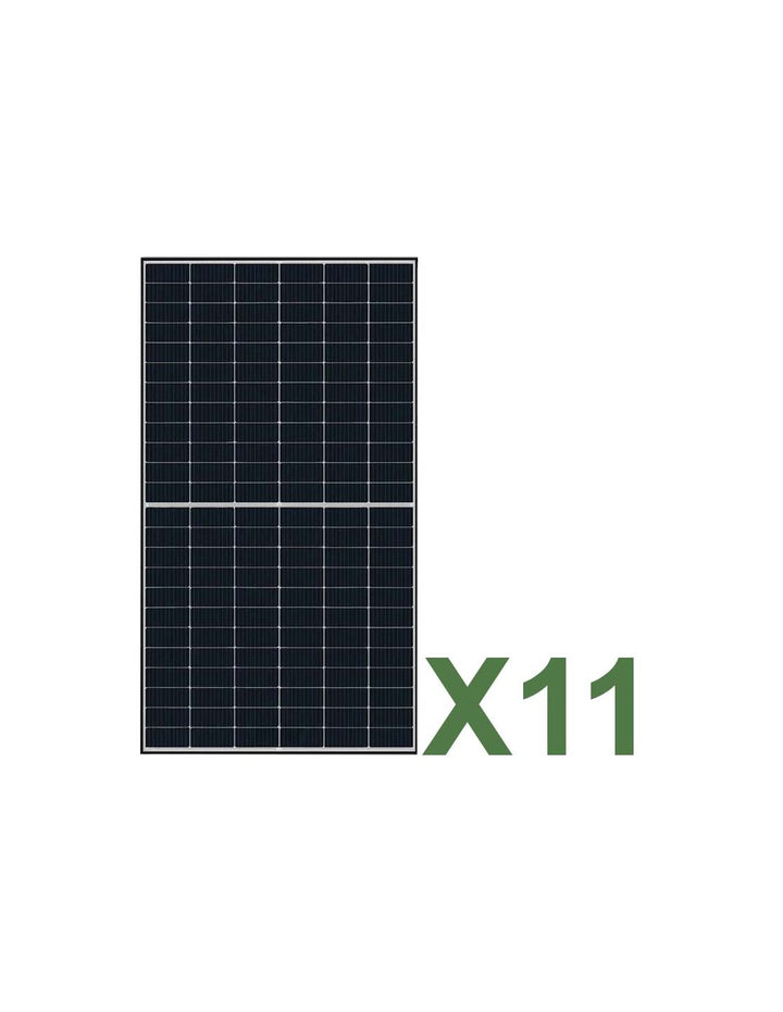 Set 11 TCL SOLAR T CLASS 620W Gesamt 6820W Mono Doppelseitiges Photovoltaik-Solarmodul