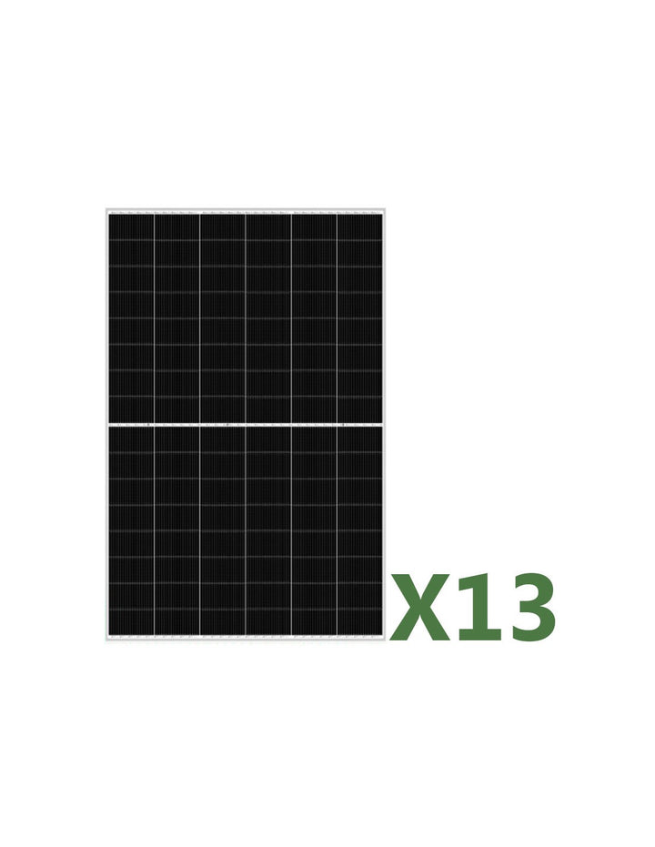 Set 13 455W Gesamt 5915W bifaziales Photovoltaik-Solarmodul mono EGING PV