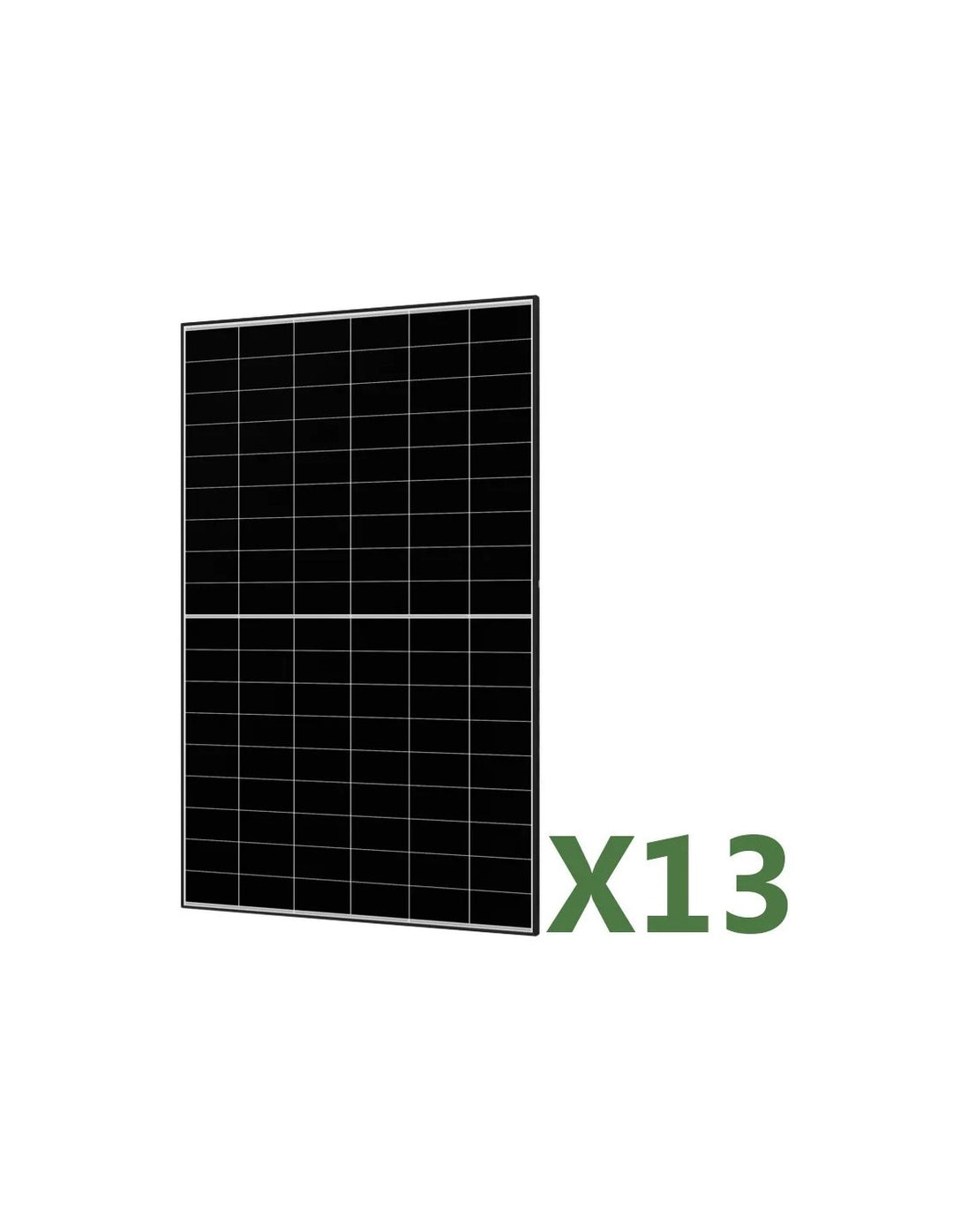 Set 13 Photovoltaik-Solarmodul 475W Gesamt 6175W AIKO mono schwarzer rahmen