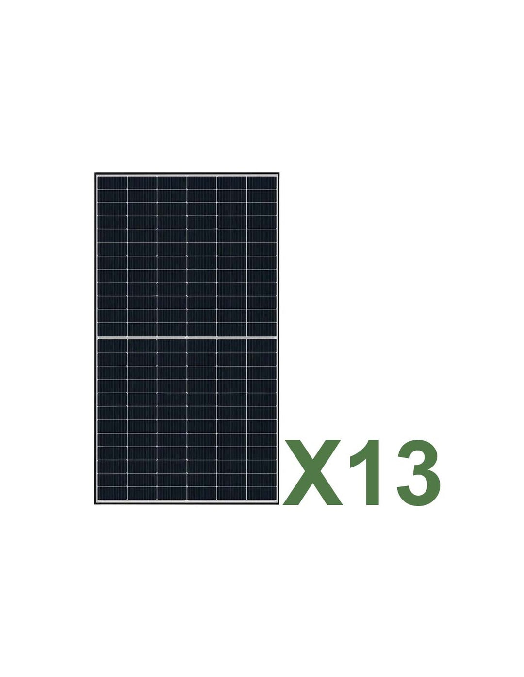 Set 13 TCL SOLAR T CLASS 620W Gesamt 8060W Mono Doppelseitiges Photovoltaik-Solarmodul