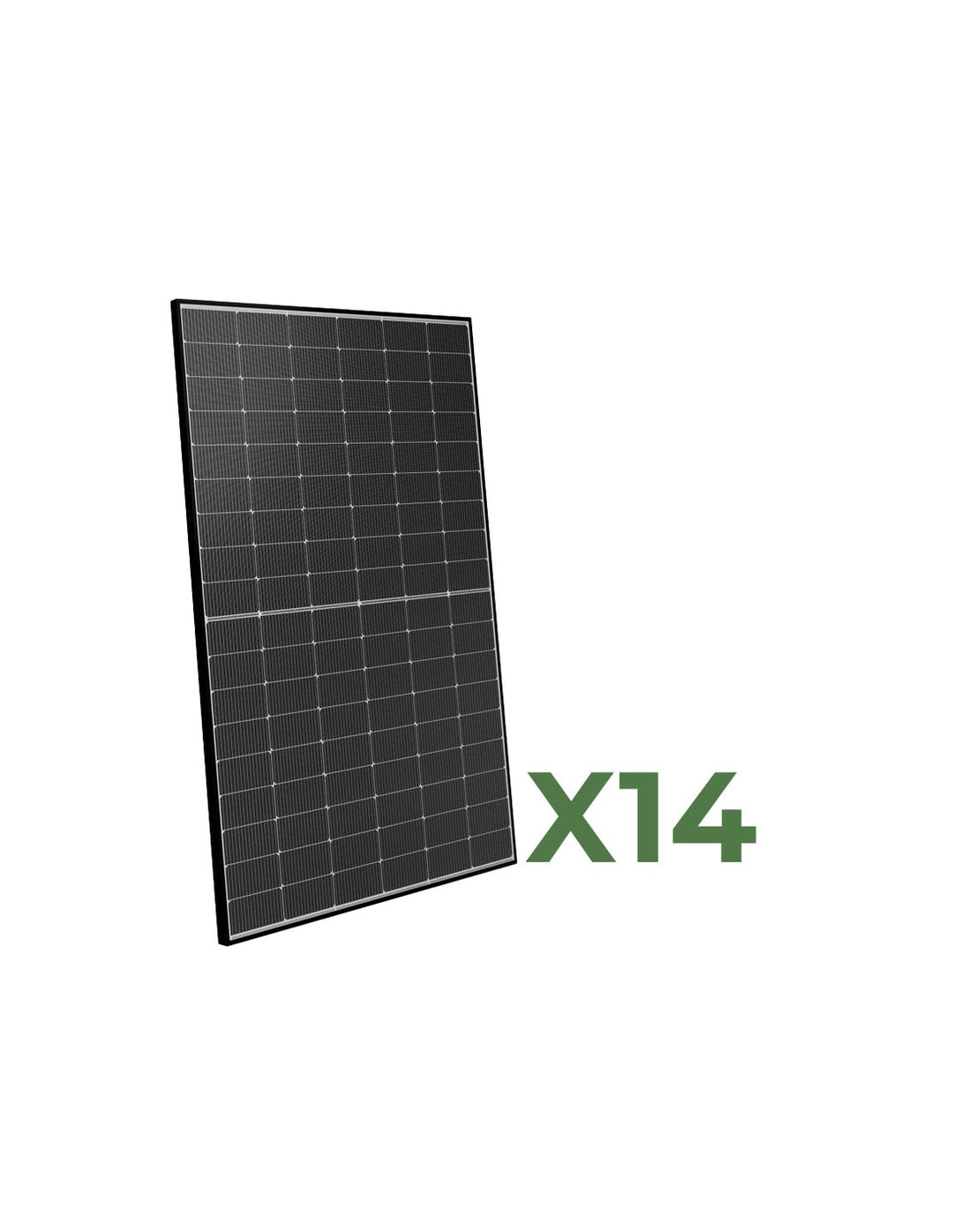 Set 14 Doppelseitiges Photovoltaik-Solarmodul 450W Gesamt 6300W mono Peimar