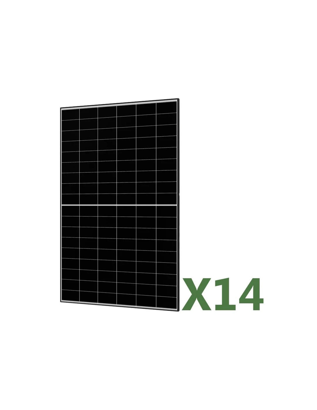 Set 14 Photovoltaik-Solarmodul 475W Gesamt 6650W AIKO mono schwarzer rahmen