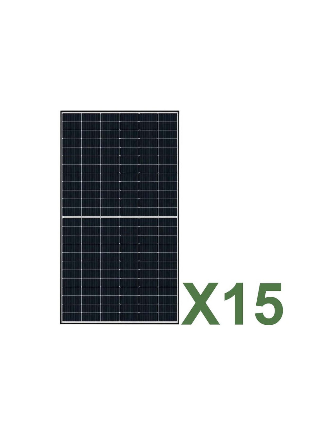 Set 15 TCL SOLAR T CLASS 620W Gesamt 9300W Mono Doppelseitiges Photovoltaik-Solarmodul