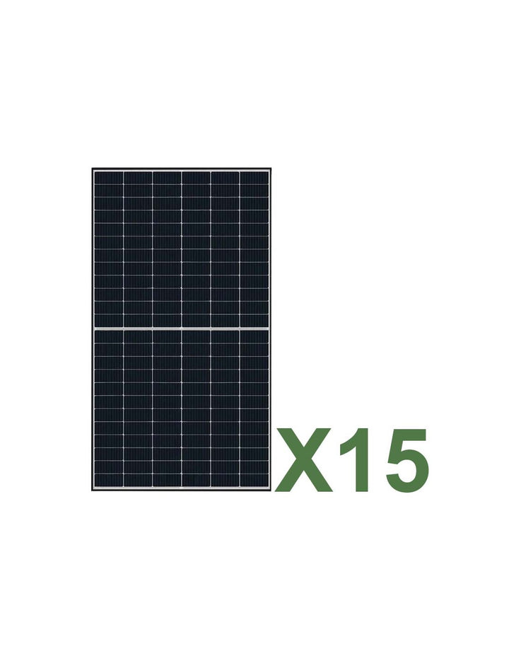 Set 15 TCL SOLAR T CLASS 620W Gesamt 9300W Mono Doppelseitiges Photovoltaik-Solarmodul
