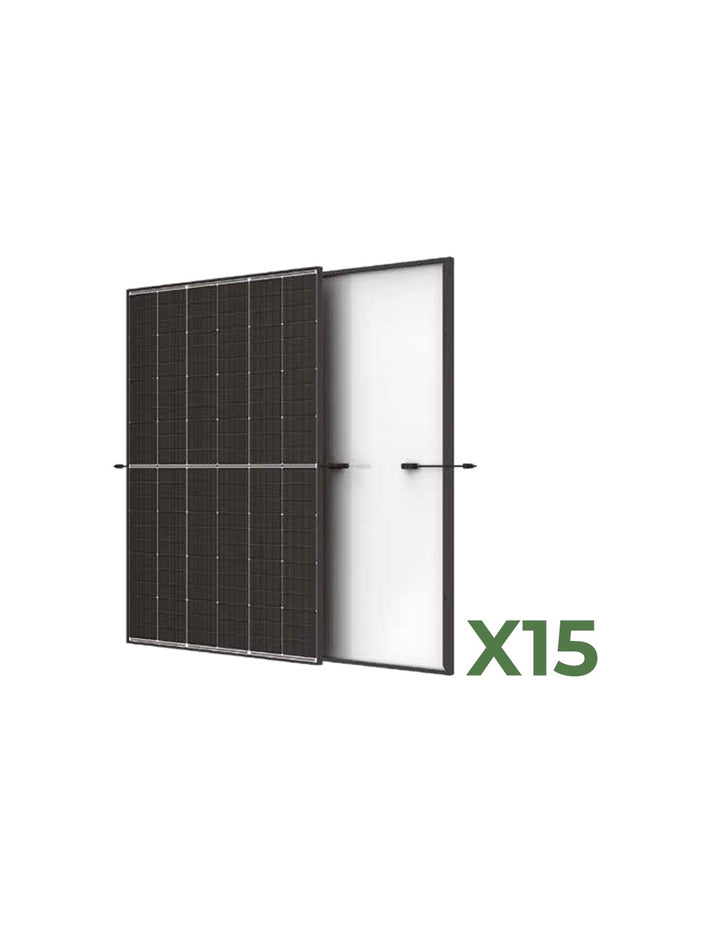 Set 15 TRINASOLAR Vertex S+ 450W Gesamt 6750W Mono Photovoltaik-Solarmodul
