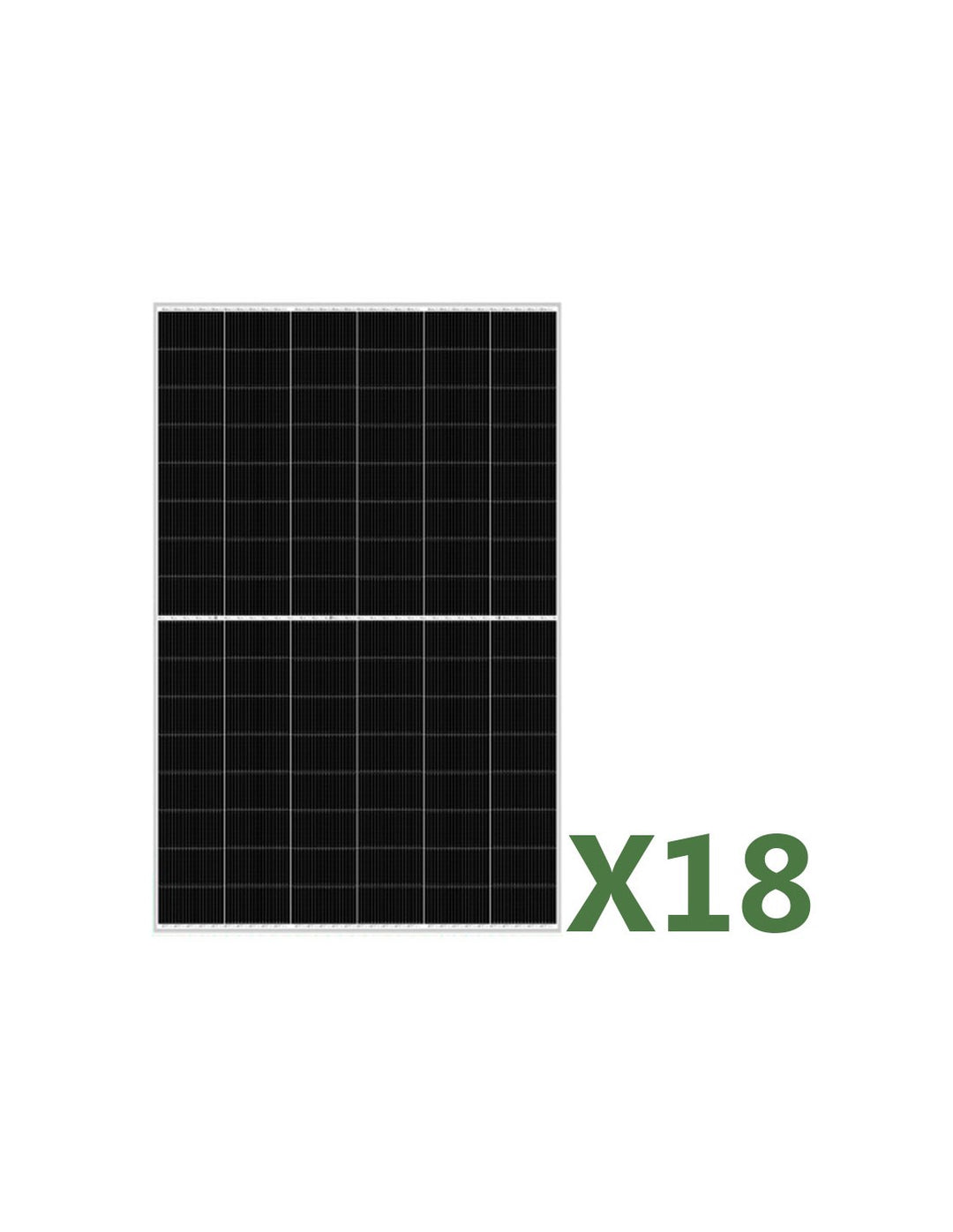 Set 18 455W Gesamt 8190W bifaziales Photovoltaik-Solarmodul mono EGING PV
