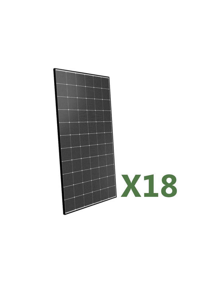 Set 18 Peimar 505W Gesamt 9090W monokristalline Photovoltaik-modul Made in Italy