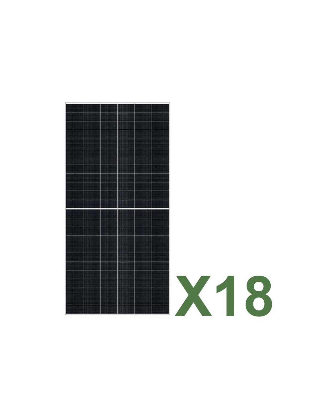 Set 18 TCL SOLAR T CLASS 625W Gesamt 11250W Mono Doppelseitiges Photovoltaik-Solarmodul