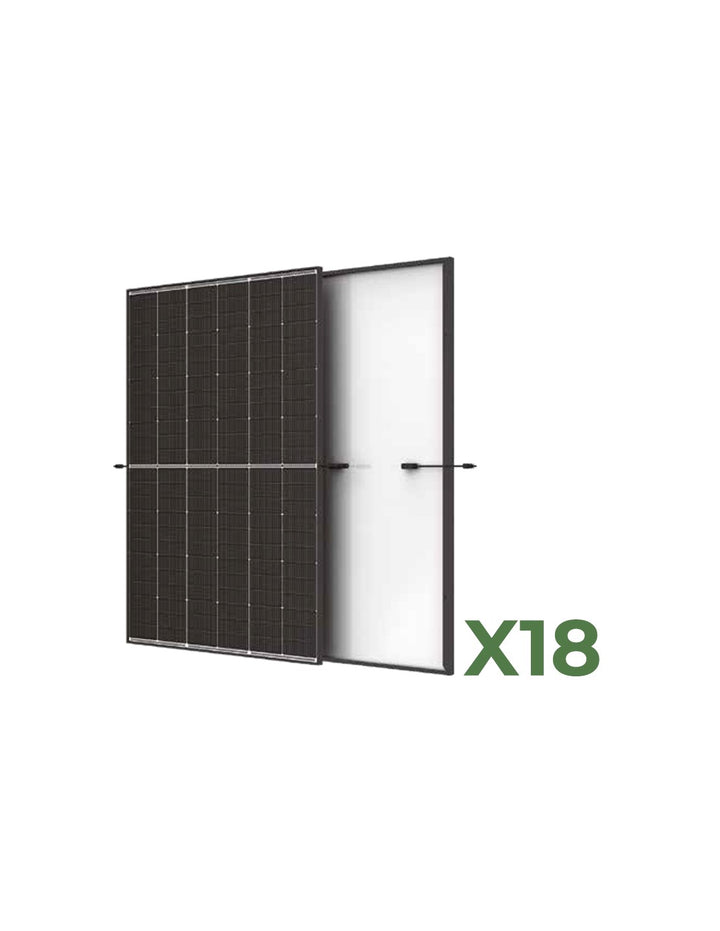 Set 18 TRINASOLAR Vertex S+ 450W Gesamt 8100W Mono Photovoltaik-Solarmodul