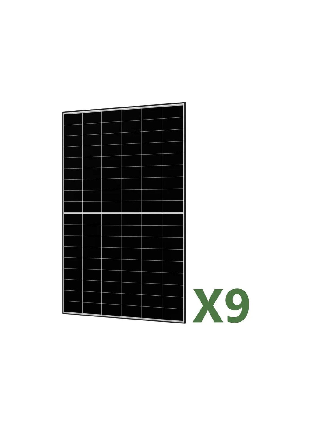 Set 9 Photovoltaik-Solarmodul 475W Gesamt 4275W AIKO mono schwarzer rahmen