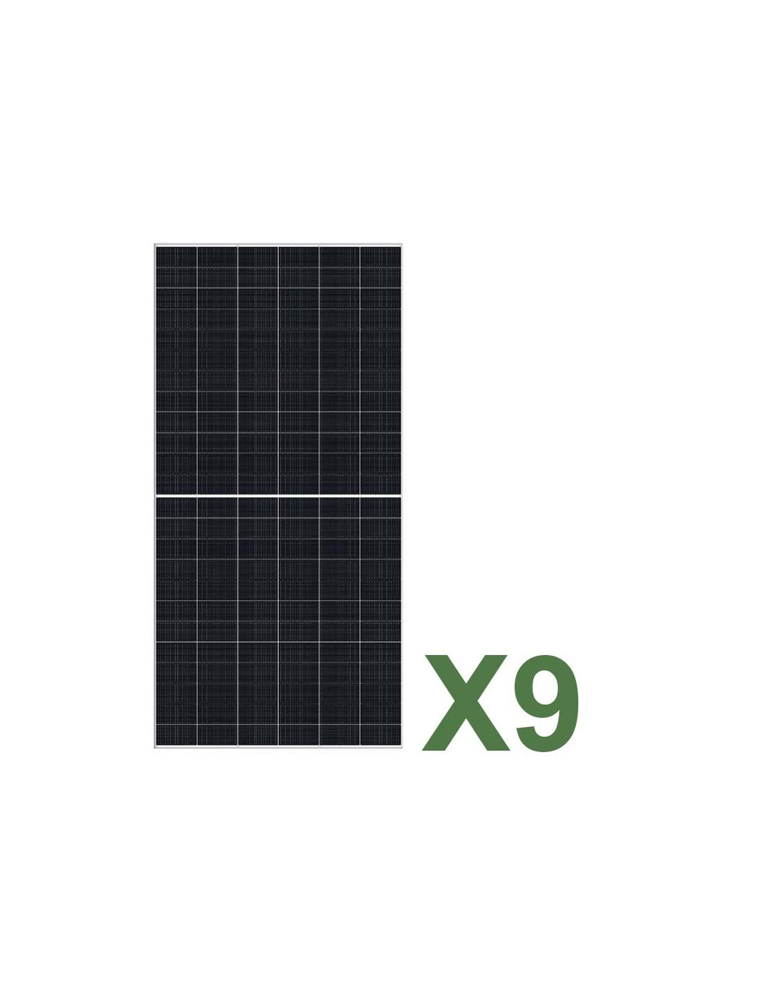 Set 9 TCL SOLAR T CLASS 625W Gesamt 5625W Mono Doppelseitiges Photovoltaik-Solarmodul