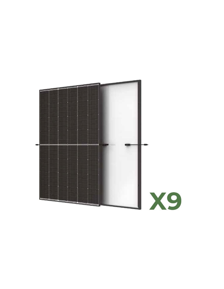 Set 9 TRINASOLAR Vertex S+ 450W Gesamt 4050W Mono Photovoltaik-Solarmodul