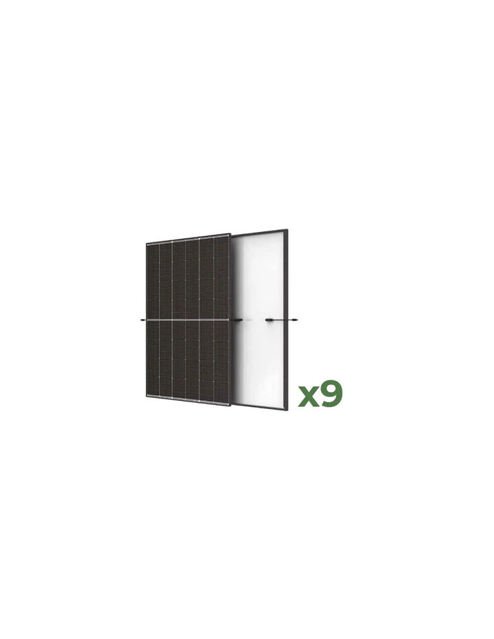 Set 9 TRINASOLAR Vertex S+ 455W Gesamt 4095W Mono Photovoltaik-Solarmodul