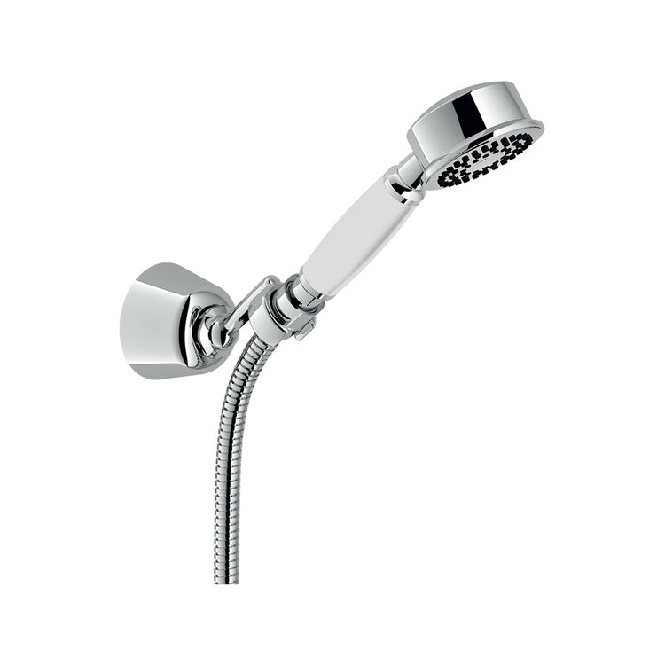 Nobili Dusch Set mit Handbrause, Brausehalter und 150 cm Schlauch, Chromoberfläche SHOWER AD144/6CR