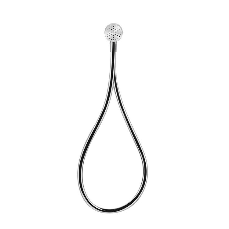 Gessi Magnetisches Duschset mit Wasseranschluss, kalkfreiem Duschkopf und 150 cm Schlauch, Chromfinish 63099#031