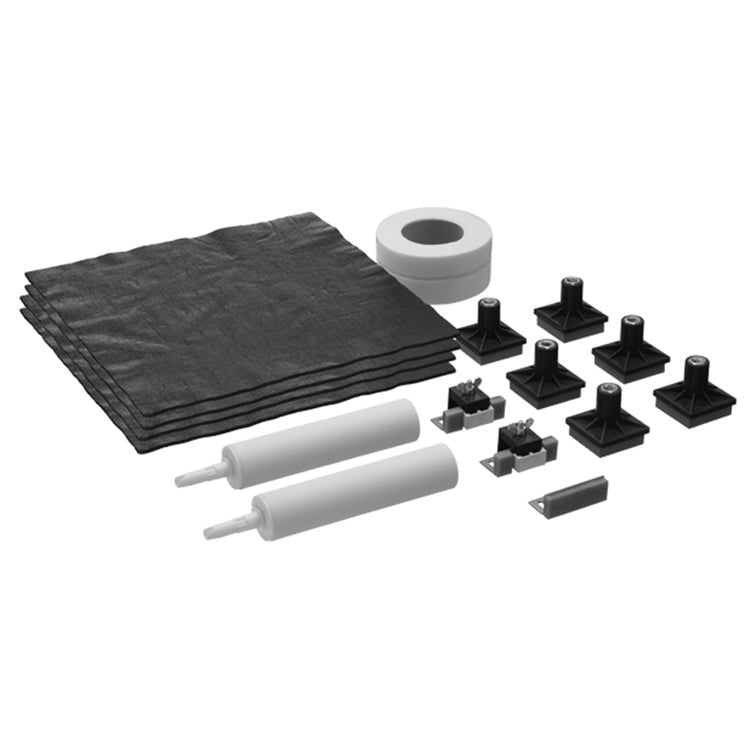 Duravit Schallabsorbierendes Set für Duschwannen aus Acryl, Weiß 791369000000000