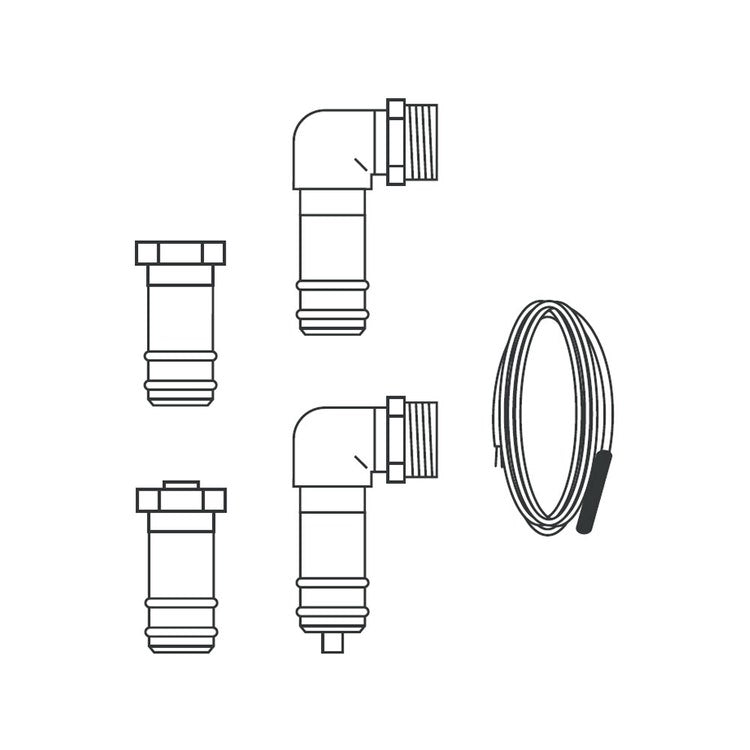 Vaillant Hydraulikset für 1 VFK 135/3 VD / 140/3 VD Schräg- und Flachdach, für Zwillingsrohr DN 10 0010033820