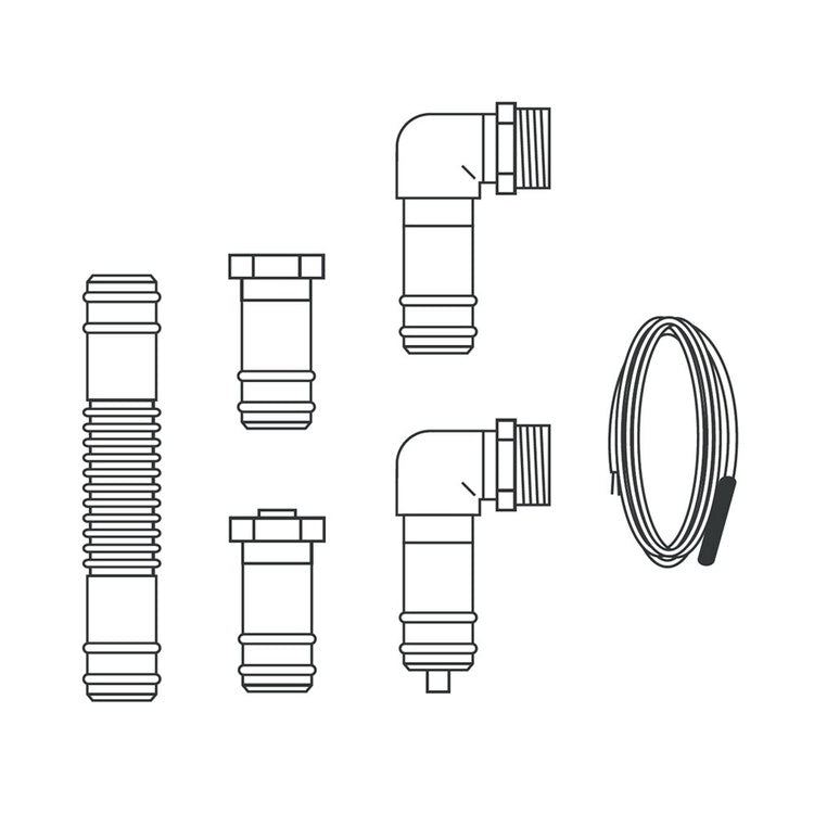 Vaillant Hydraulikset für 2 VFK 135/3 VD / 140/3 VD Schräg- und Flachdach, für Zwillingsrohr DN 10 0010033823