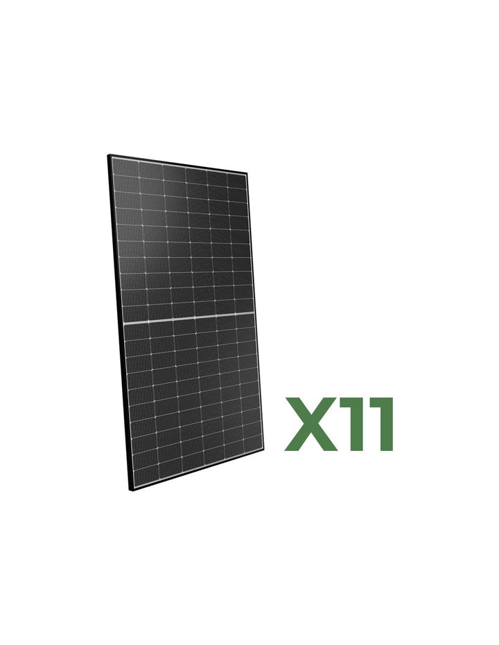 Set mit 11 doppelseitigen Photovoltaik-Solarmodulen 500W tot. 5500W mono Peimar...