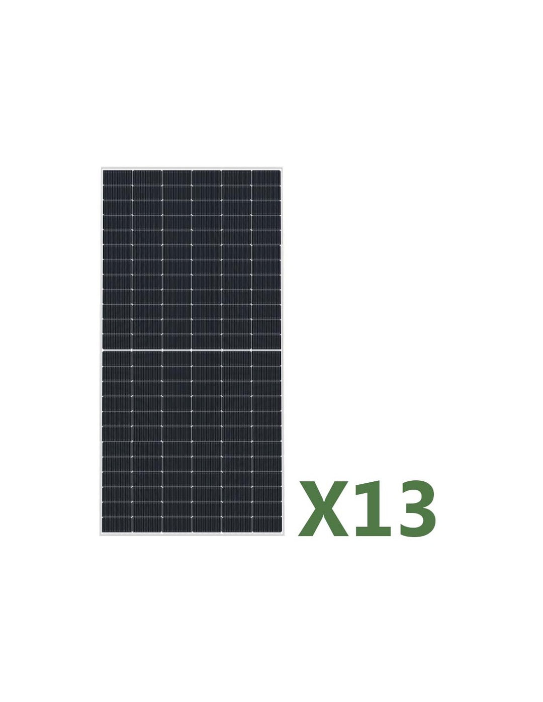 Set mit 13 585W bifaziales Photovoltaik-Solarmodul Gesamt 7605W mono EGING PV