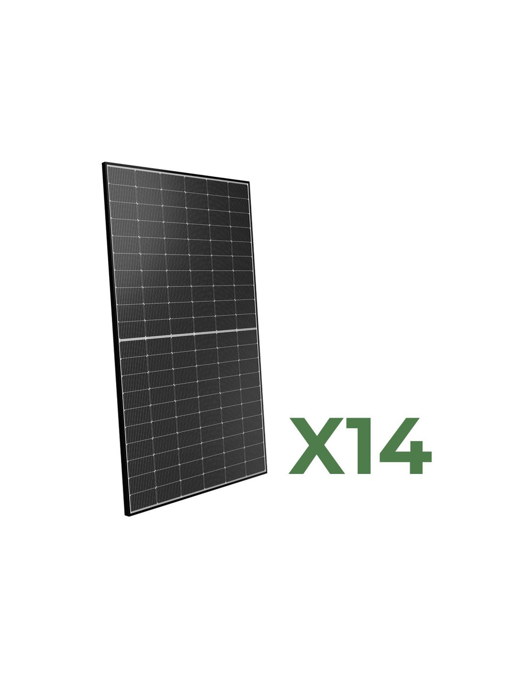 Set mit 14 doppelseitigen Photovoltaik-Solarmodulen 500W tot. 7000W mono Peimar...