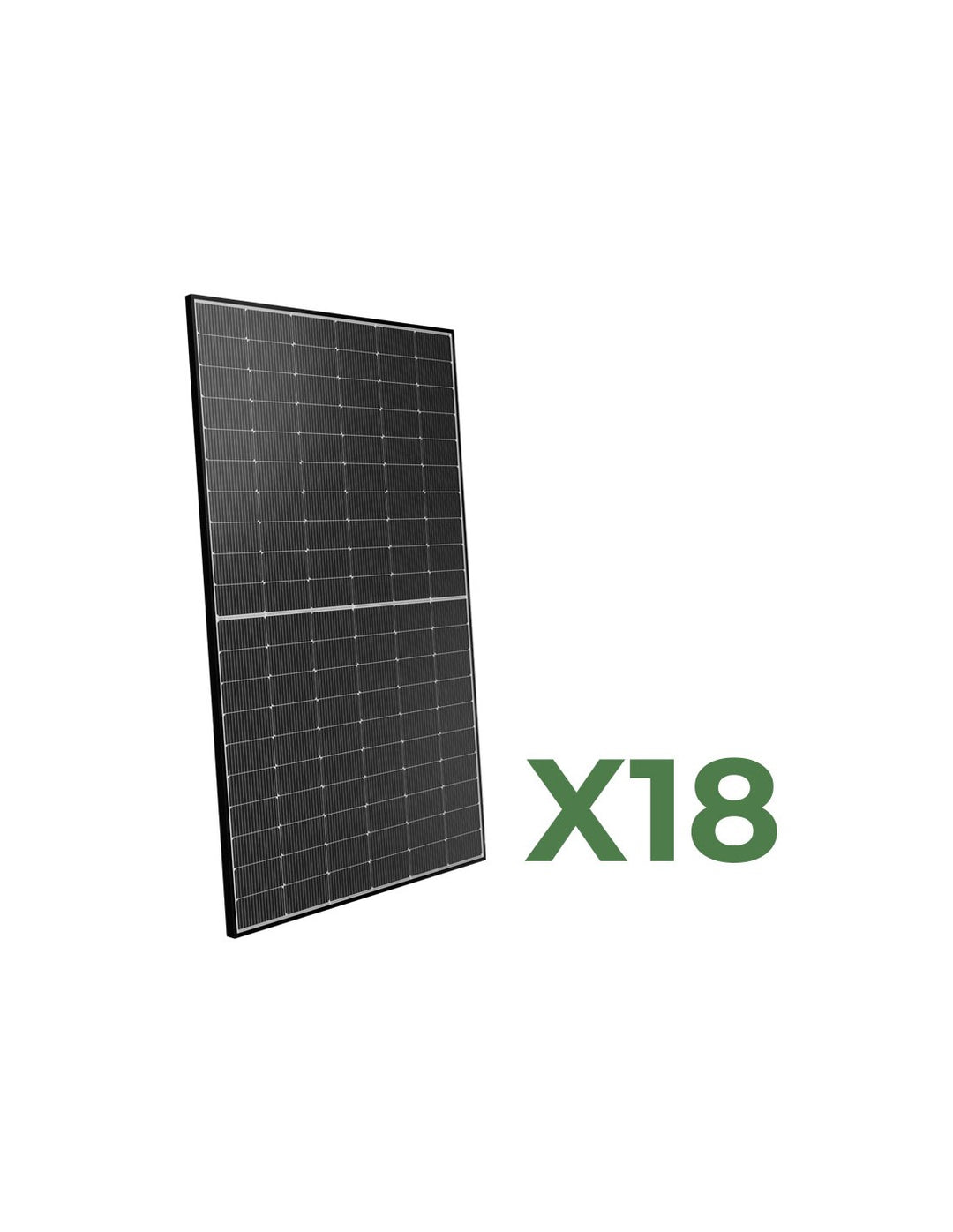 Set mit 18 doppelseitigen Photovoltaik-Solarmodulen 500W tot. 9000W mono Peimar...