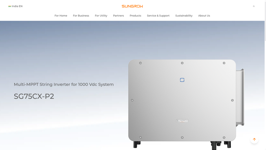 Sungrow SG75CX-P2 Wechselrichter