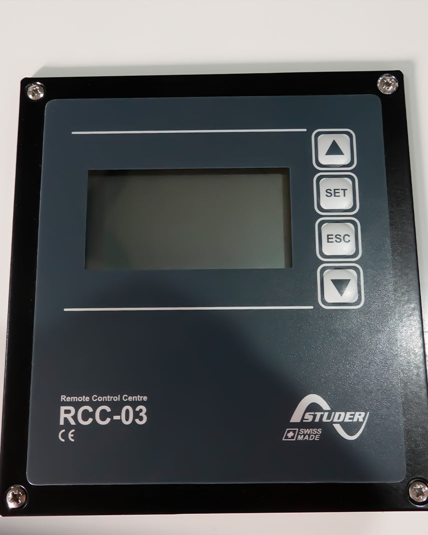 Studer RCC-03 Fernbedien- und Programmiereinheit für Xtender/Vario, Schalttafel-Einbauversion