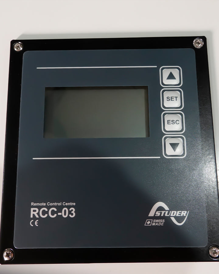 Studer RCC-03 Fernbedien- und Programmiereinheit für Xtender/Vario, Schalttafel-Einbauversion