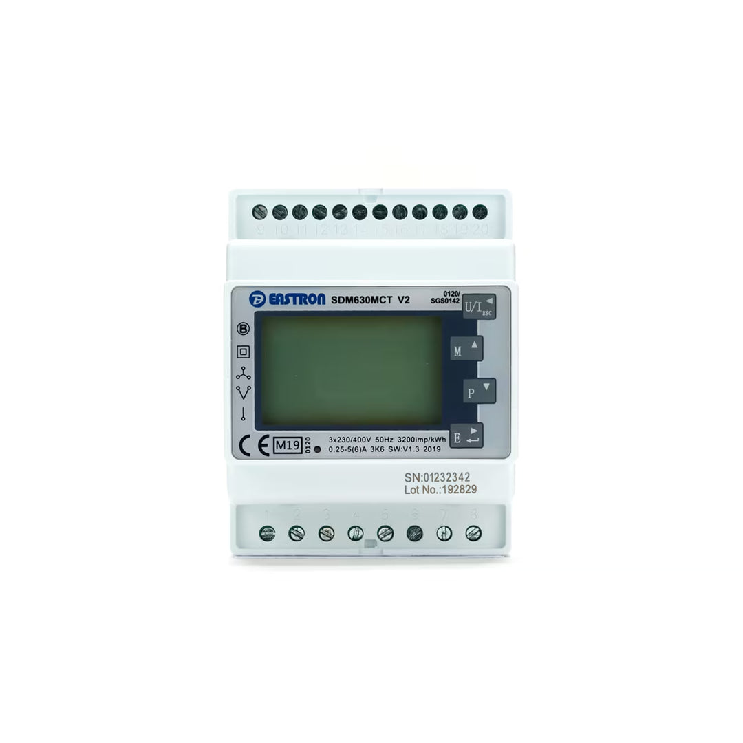 Solplanet Eastron SDM630-MCT Modbus Energiezähler dreiphasig, Wandlermessung, für Solplanet-Wechselrichter