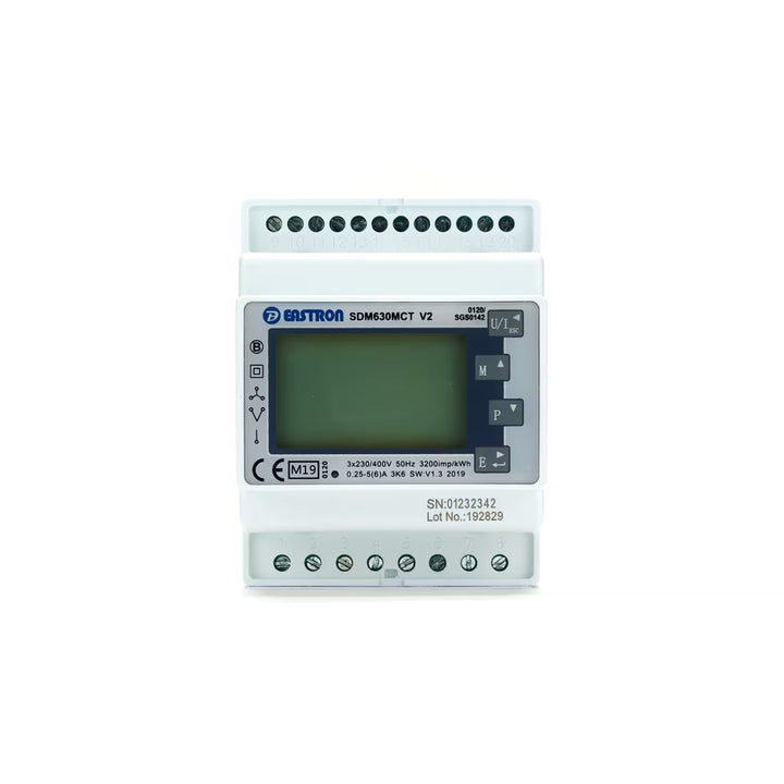Solplanet Eastron SDM630-MCT Modbus Energiezähler dreiphasig, Wandlermessung, für Solplanet-Wechselrichter