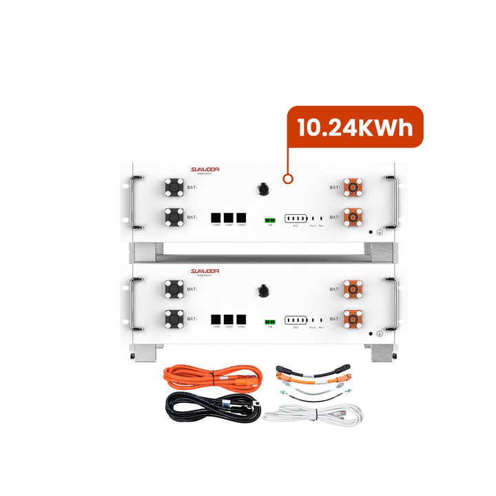 Sunwoda Atrix Batteriespeicher-Kit 10,24 kWh (2 × 5,12 kWh LV) für Victron und Solplanet