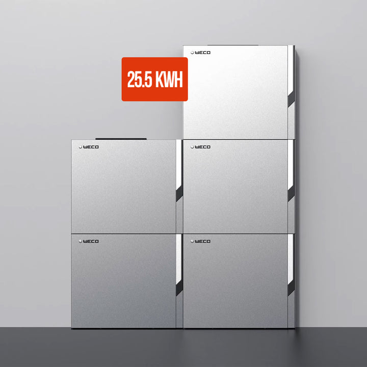 Weco 4K5 Ultra Hochvolt-Batteriespeicher-Kit 25,5 kWh
