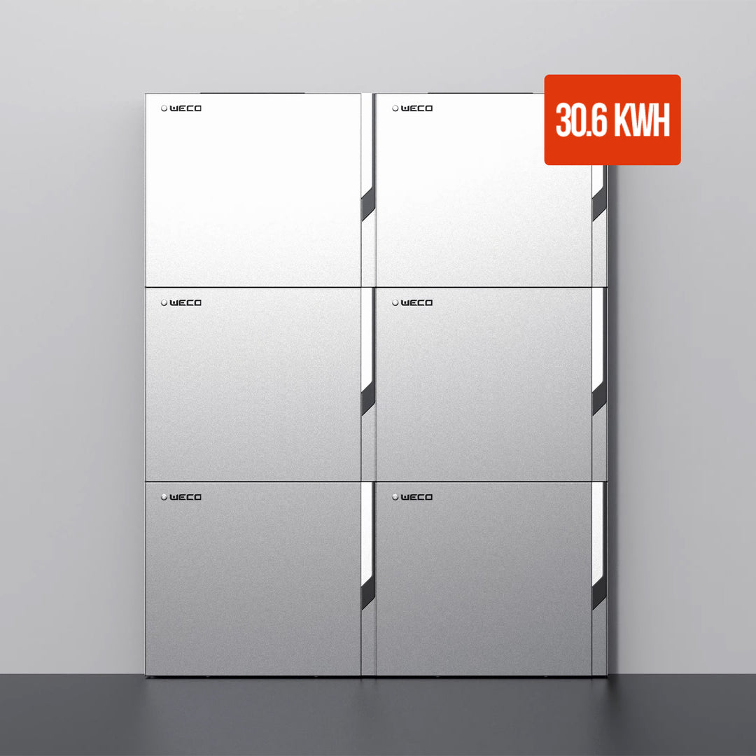 Weco 4K5 Ultra Hochvolt-Batteriespeicher-Kit 30,6 kWh