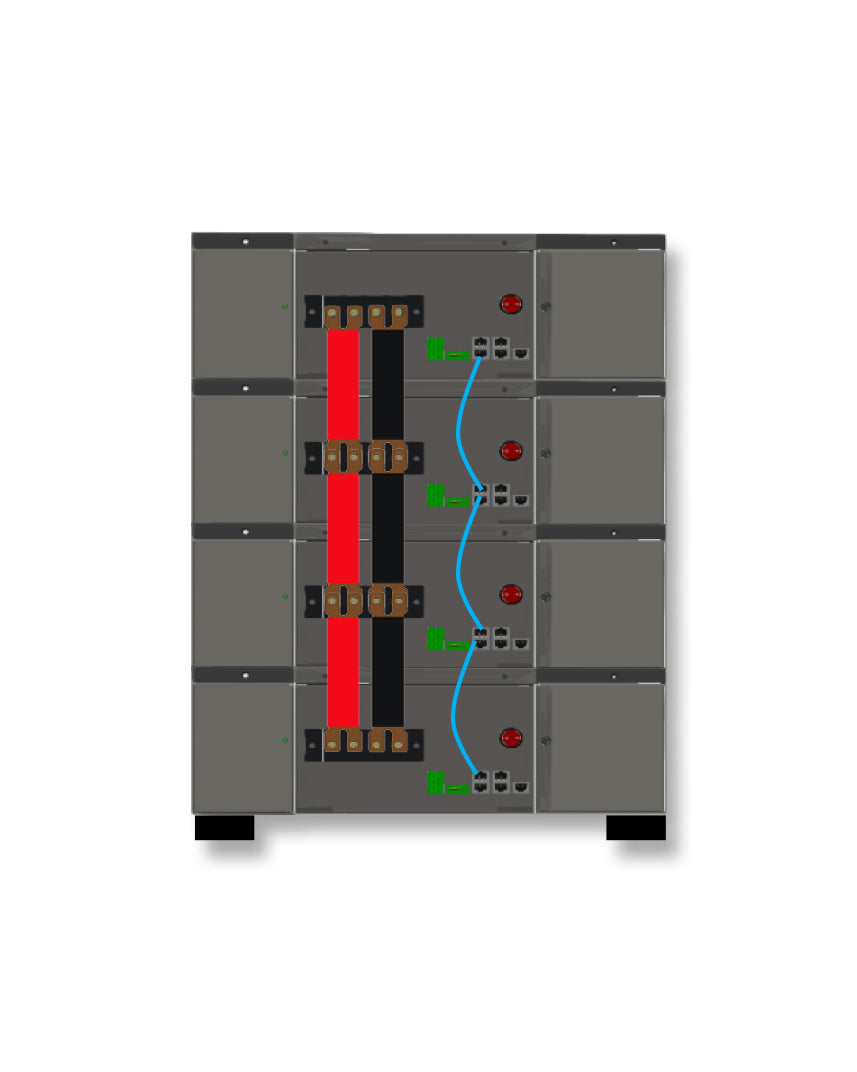 Weco Sammelschienen-Paar für Parallelbetrieb 4K4-LT / 5K0-LT