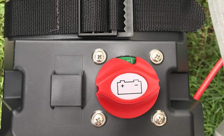 Kohree Batterietrennschalter 24 V 275 A, rot