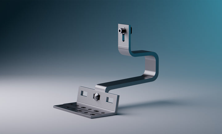 Titan Frame TF-STA Dachhaken universal für Ziegeldächer, Aluminium eloxiert