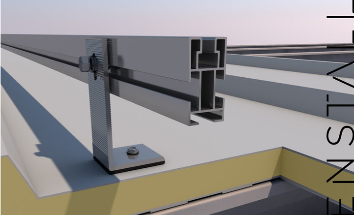 Sunfer G1-1230-C Montageprofil G1 Aluminium 1230 mm (roh)