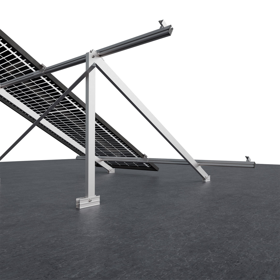 Sunfer 09V2-30-C Aufständerung offen 30° für 2 Module vertikal (roh)