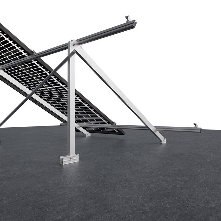 Sunfer 09V2-30-C Aufständerung offen 30° für 2 Module vertikal (roh)