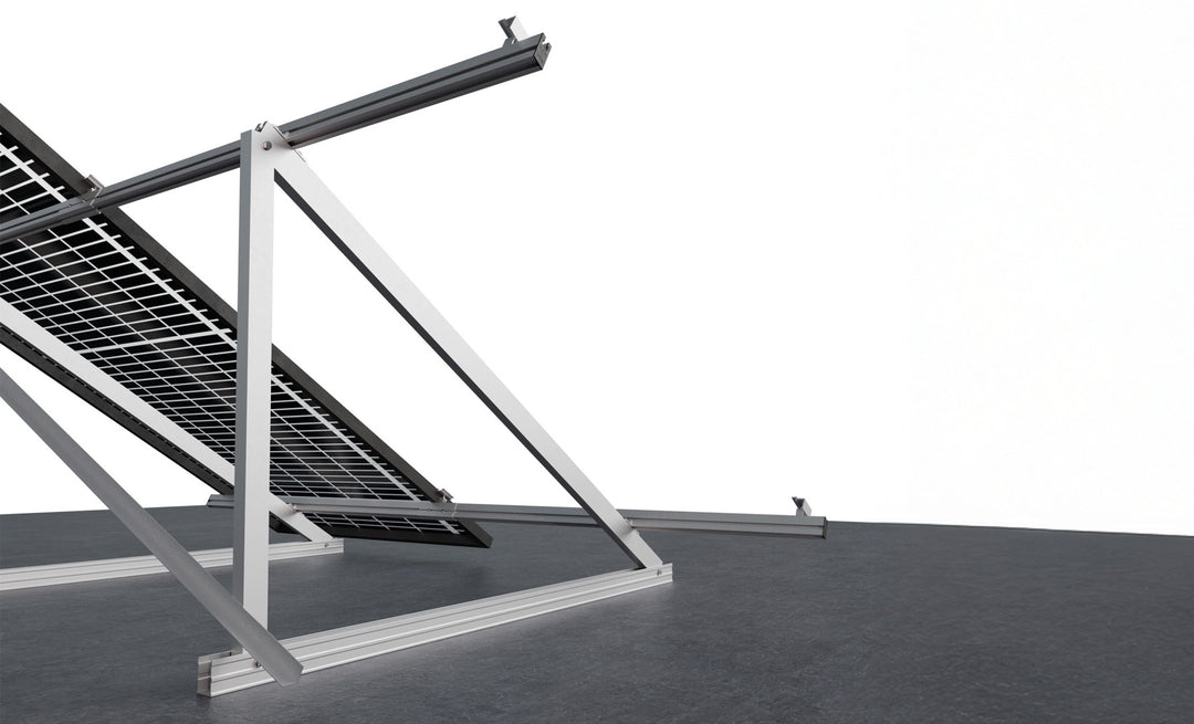 Sunfer 11V3-15-C Aufständerung geschlossen 15° für 3 Module vertikal (roh)