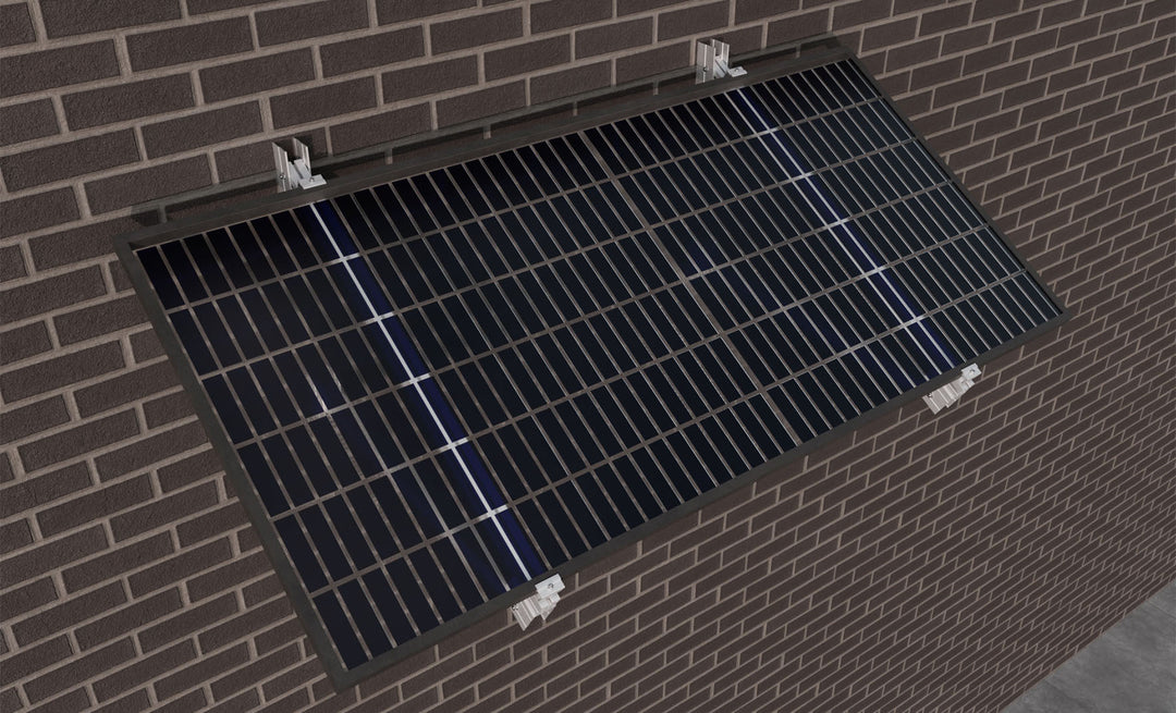 Sunfer 15H1-30/35-C Fassaden-Aufständerung offen 30–35° für 1 Modul horizontal (roh)