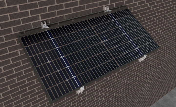 Sunfer 15H1-30/35-C Fassaden-Aufständerung offen 30–35° für 1 Modul horizontal (roh)